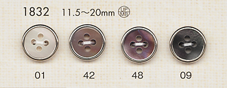 1832 优雅的豪华衬衫纽扣 大阪纽扣（DAIYA BUTTON）