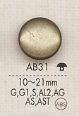 AB31 简单衬衫和夹克的金属纽扣 大阪纽扣（DAIYA BUTTON）