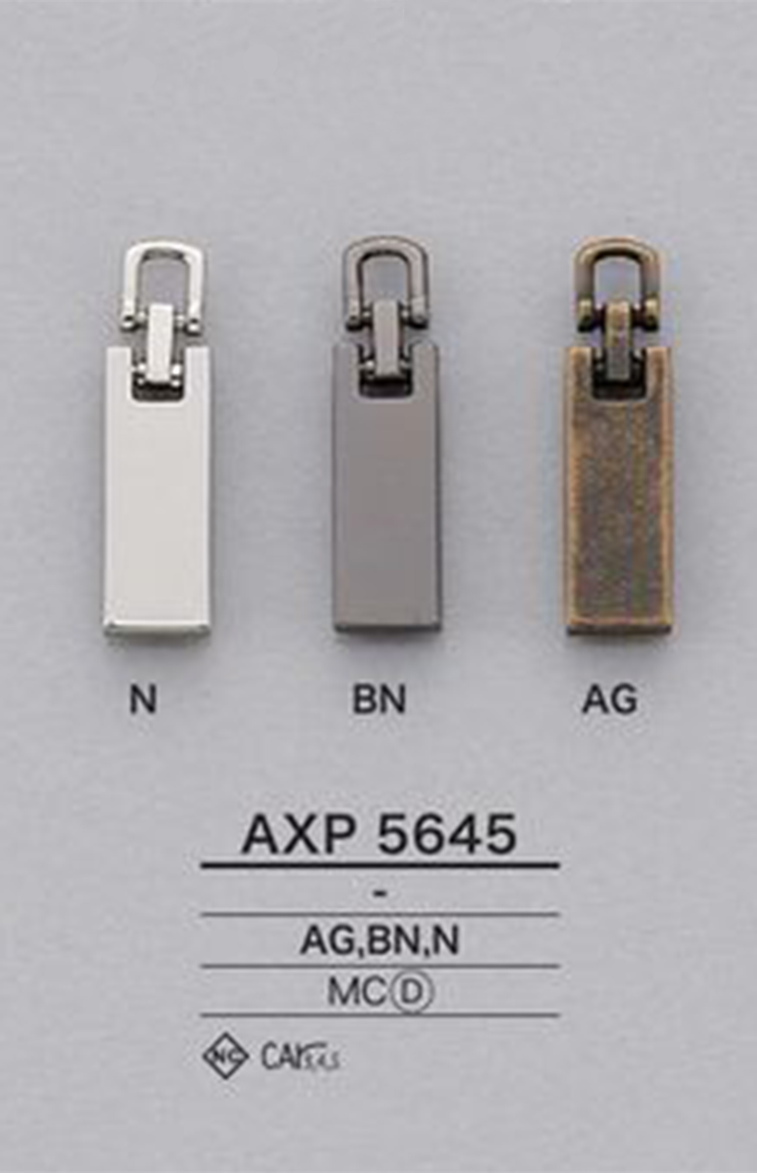 AXP5645 拉链点（拉头） 爱丽丝纽扣