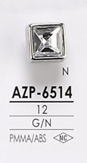 AZP6514 水晶石纽扣 爱丽丝纽扣
