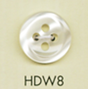 HDW8 DAIYA BUTTONS 耐冲击 HYPER DURABLE ""系列仿贝壳状聚酯纤维纽扣"" 大阪纽扣（DAIYA BUTTON）
