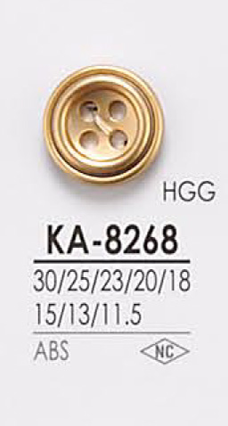 KA8268 4孔金属纽扣 爱丽丝纽扣