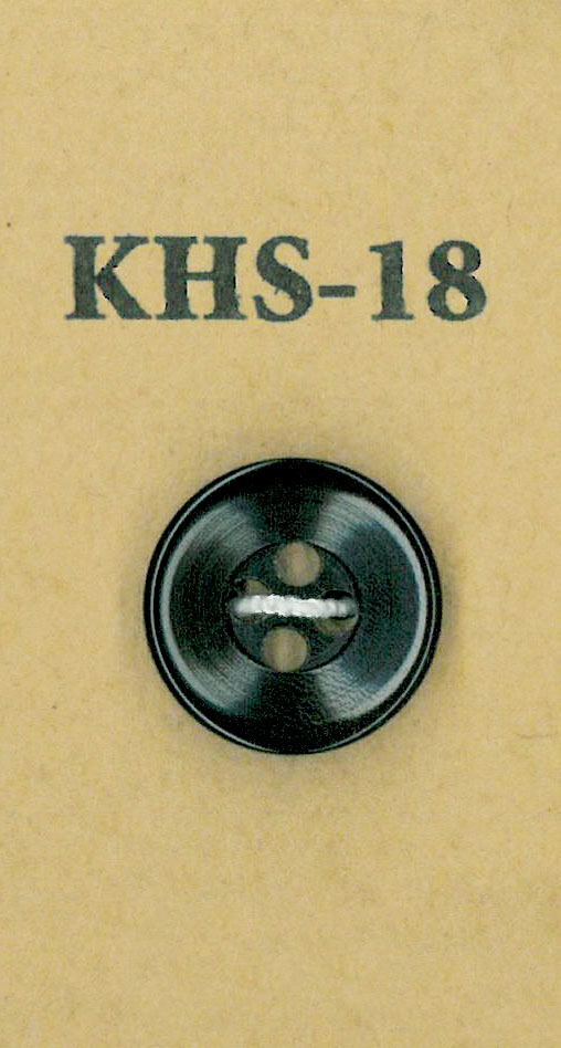 KHS-18 布法罗小4孔动物角纽扣 幸德纽扣