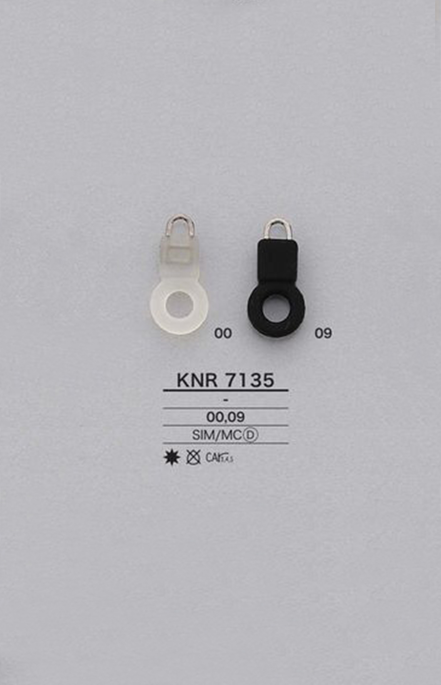 KNR7135 硅胶环点（拉链拉头） 爱丽丝纽扣