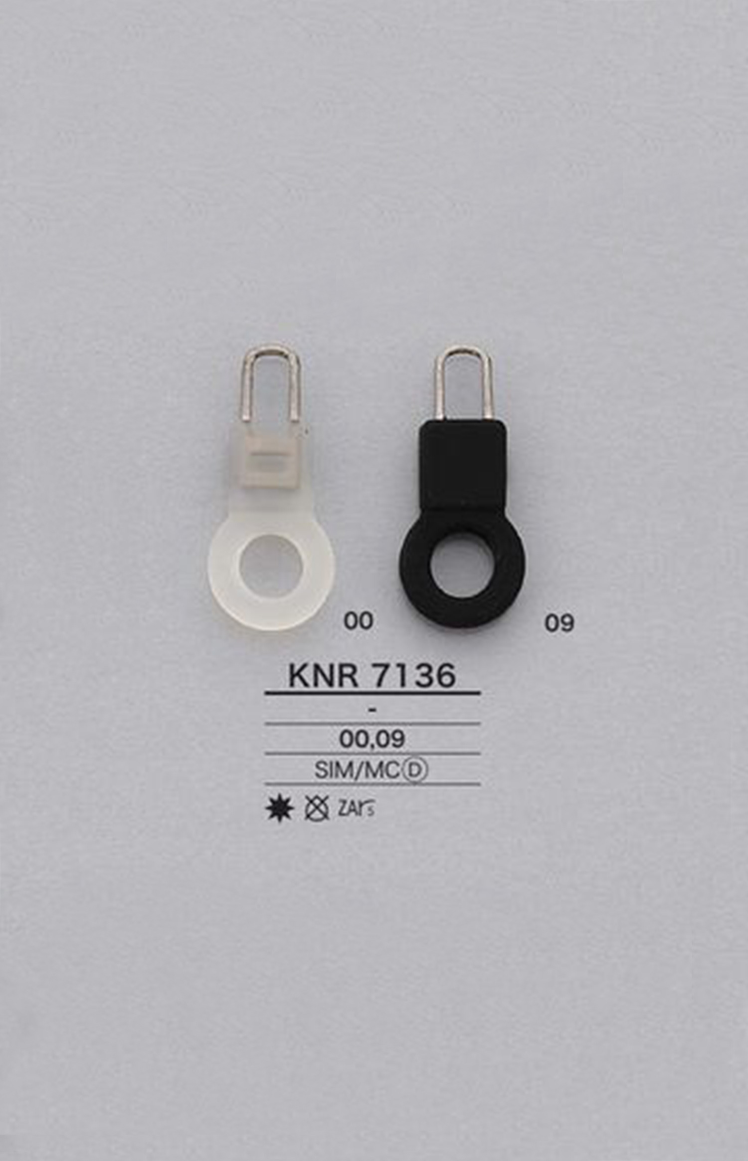 KNR7136 硅胶环点（拉链拉头） 爱丽丝纽扣