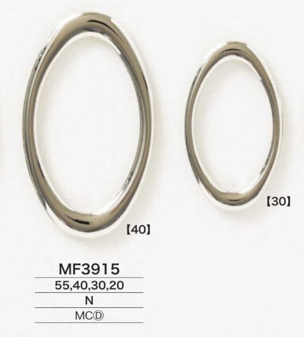 MF3915 浇铸D型环[扣和环] 爱丽丝纽扣