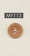 MY113 4 孔聚酯纤维纽扣，适合简单优雅的衬衫和衬衫 大阪纽扣（DAIYA BUTTON）