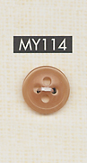 MY114 4 孔聚酯纤维纽扣，适合简单优雅的衬衫和衬衫 大阪纽扣（DAIYA BUTTON）