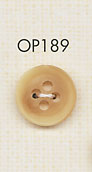 OP189 优雅的水牛状 4 孔聚酯纤维纽扣 大阪纽扣（DAIYA BUTTON）
