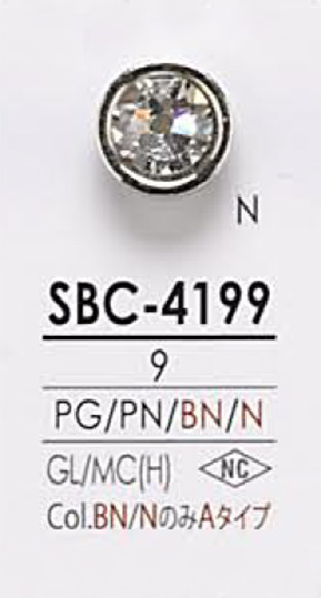 SBC4199 水晶石纽扣 爱丽丝纽扣
