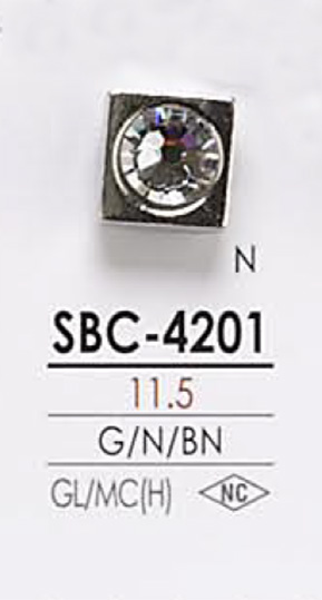 SBC4201 水晶石纽扣 爱丽丝纽扣