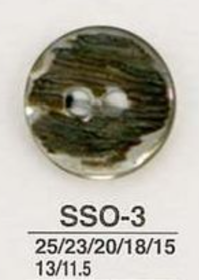 SSO3 天然材料贝壳2 孔光面纽扣 爱丽丝纽扣