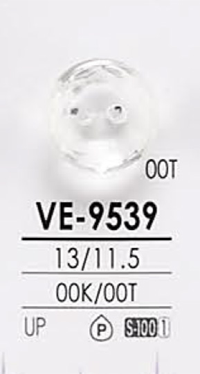 VE9539 用于染色的钻石切割纽扣 爱丽丝纽扣
