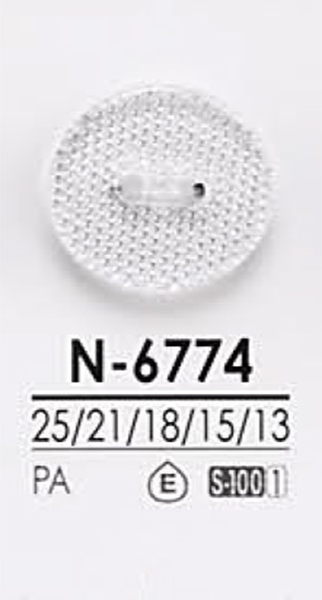 N6774 用于染色的钻石切割纽扣 爱丽丝纽扣