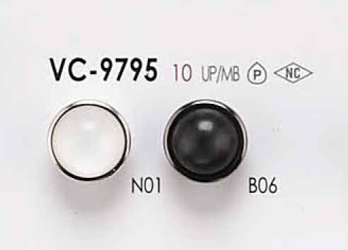 VC9795 用于染色的仿贝壳铆钉纽扣 爱丽丝纽扣