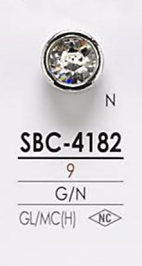 SBC4182 水晶石纽扣 爱丽丝纽扣