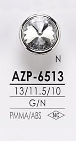 AZP6513 水晶石纽扣 爱丽丝纽扣