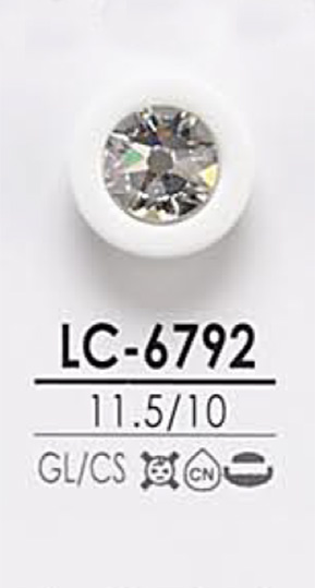 LC6792 染色用水晶石纽扣 爱丽丝纽扣
