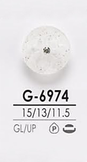 G6974 用于染色，粉红色卷曲状水晶石纽扣 爱丽丝纽扣