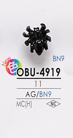 OBU4919 昆虫形金属纽扣 爱丽丝纽扣