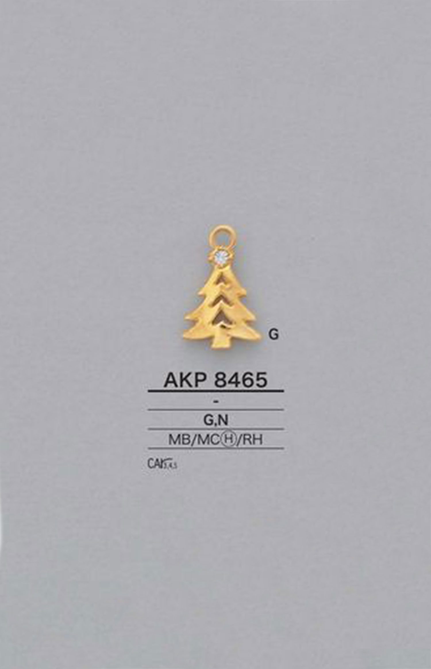 AKP8465 树型拉链（拉头） 爱丽丝纽扣