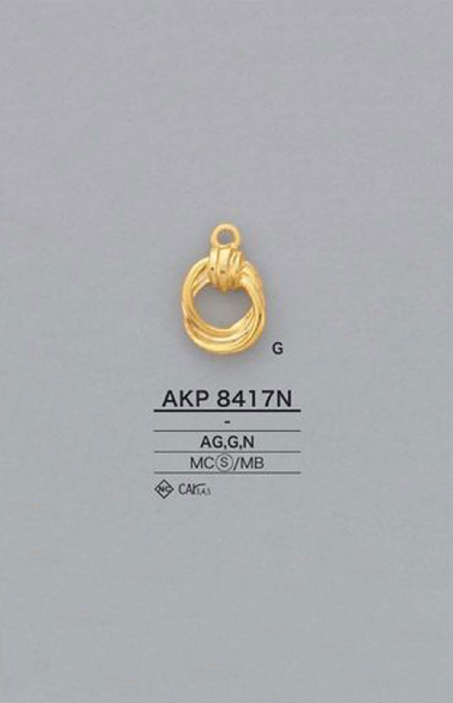 AKP8417N 环点（拉链拉头） 爱丽丝纽扣