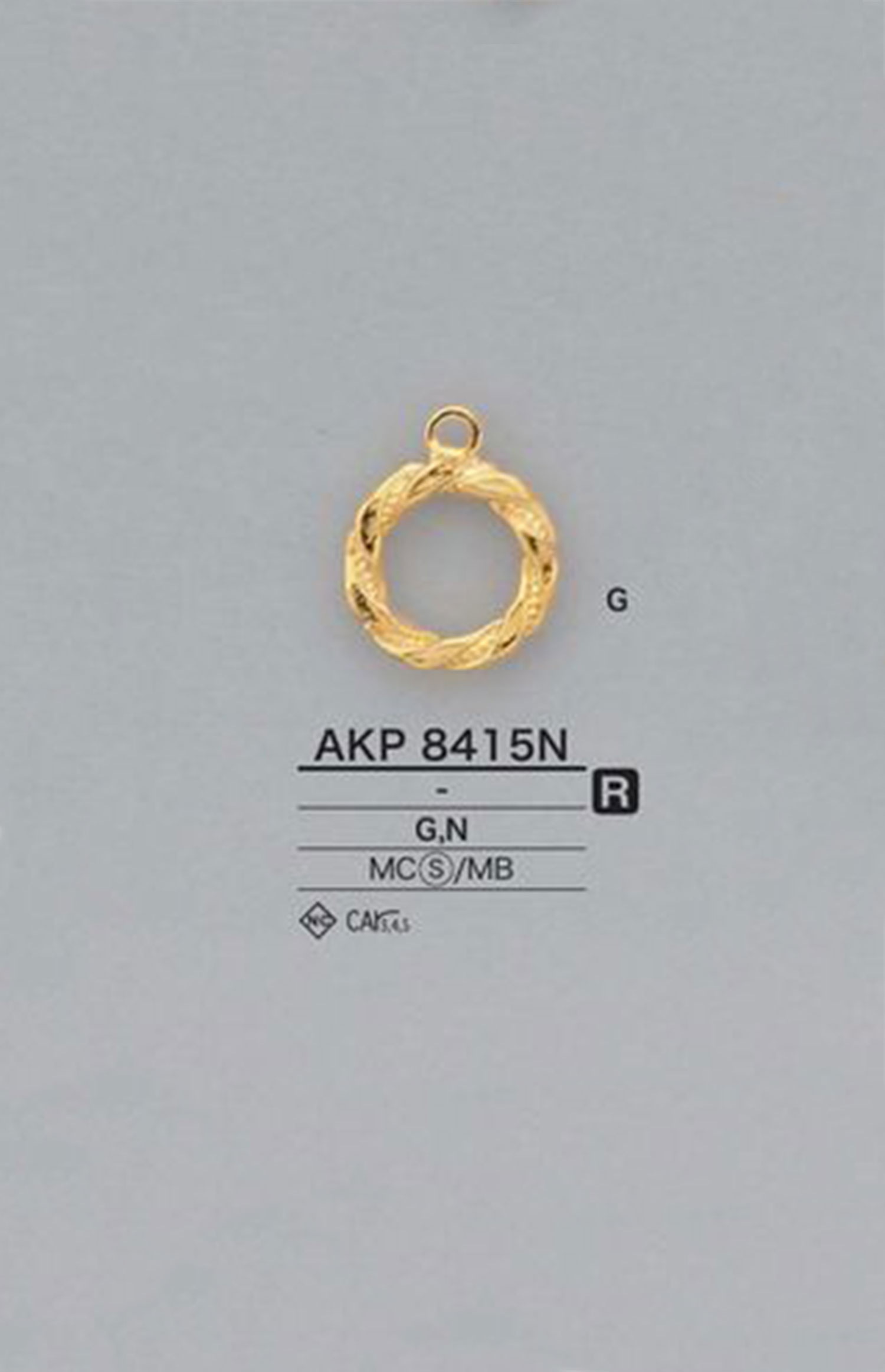 AKP8415N 环点（拉链拉头） 爱丽丝纽扣