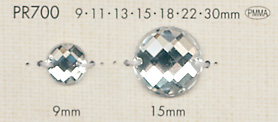 PR700 透明钻石切割纽扣 大阪纽扣（DAIYA BUTTON）
