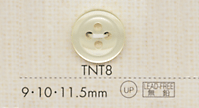 TNT8 DAIYA BUTTONS 耐热仿贝壳聚酯纤维纽扣 大阪纽扣（DAIYA BUTTON）