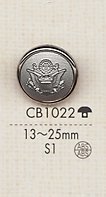 CB1022 金属外套的银色纽扣 大阪纽扣（DAIYA BUTTON）