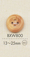 BXW800 天然材质木质4孔纽扣 大阪纽扣（DAIYA BUTTON）