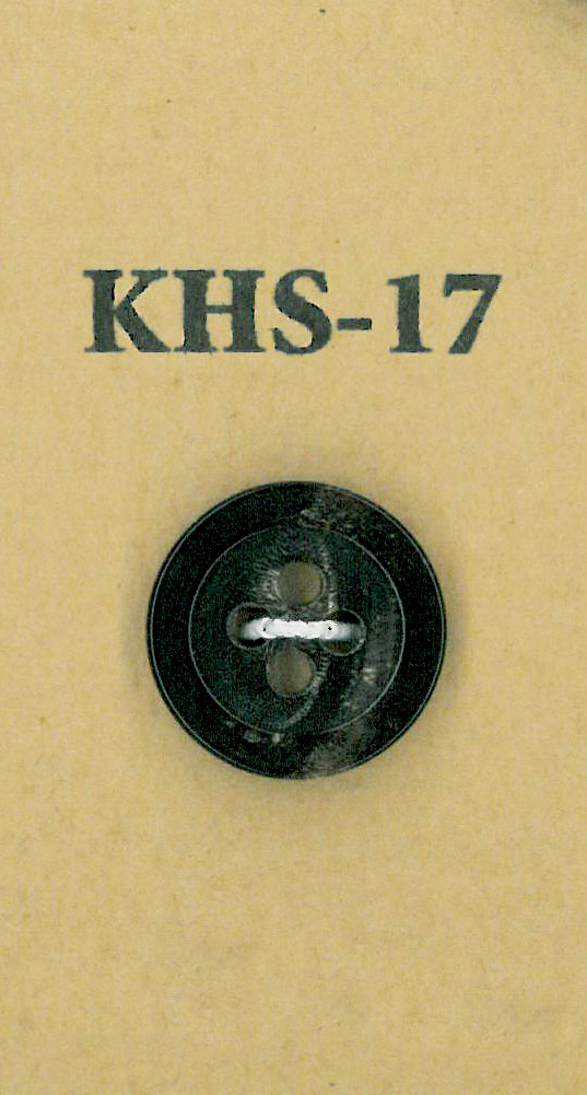 KHS-17 布法罗小4孔动物角纽扣 幸德纽扣