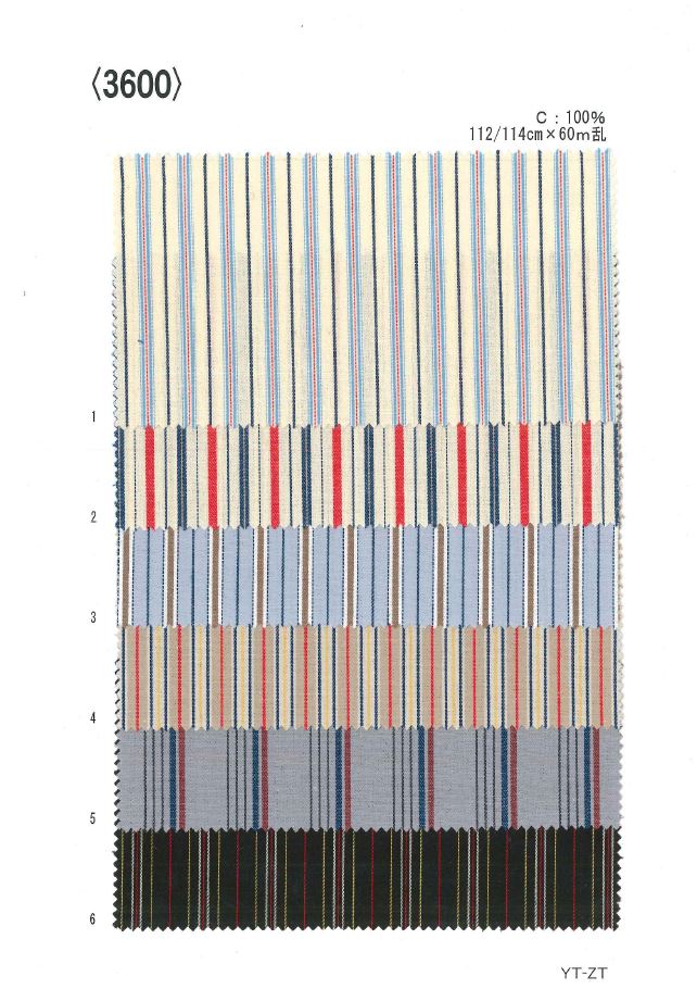 3600 色织条纹[面料] 植山织物