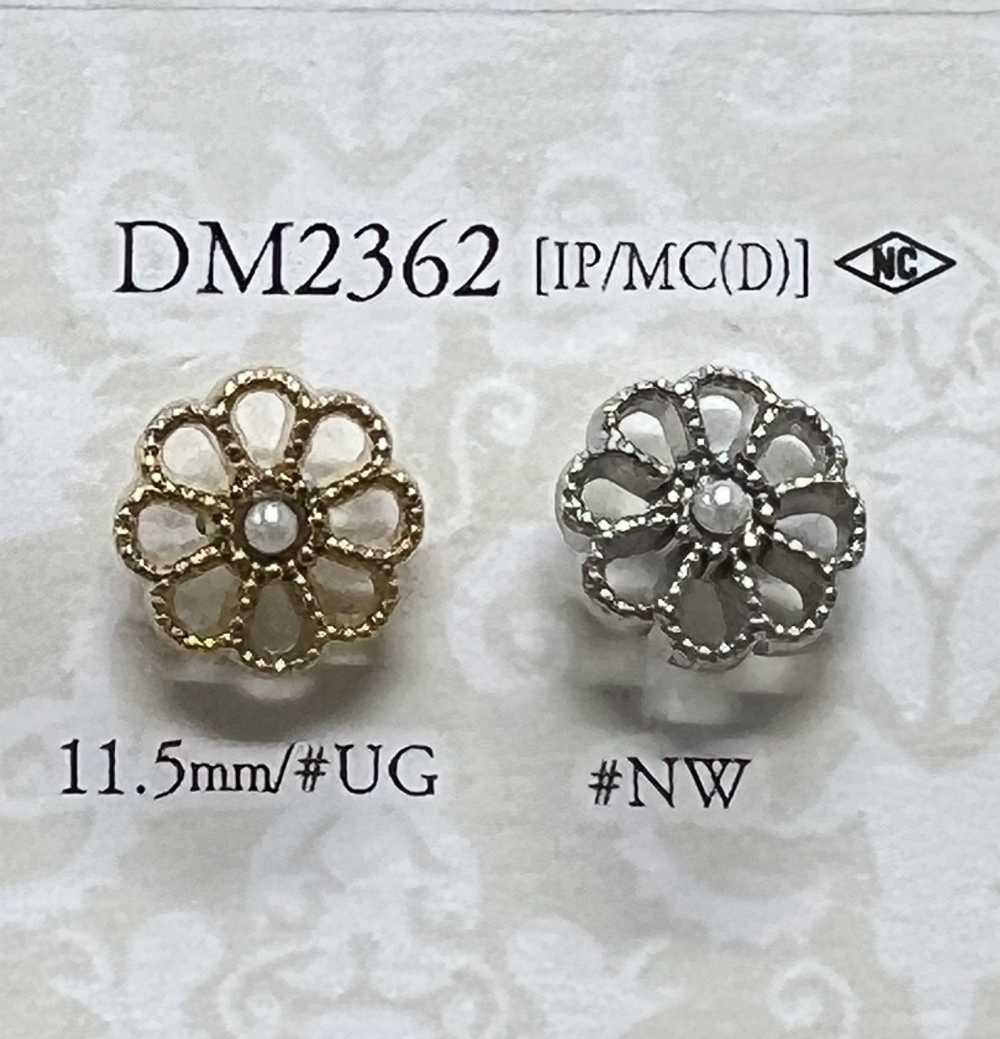DM2362 珍珠涂层/压力铸造跳跃纽扣 爱丽丝纽扣