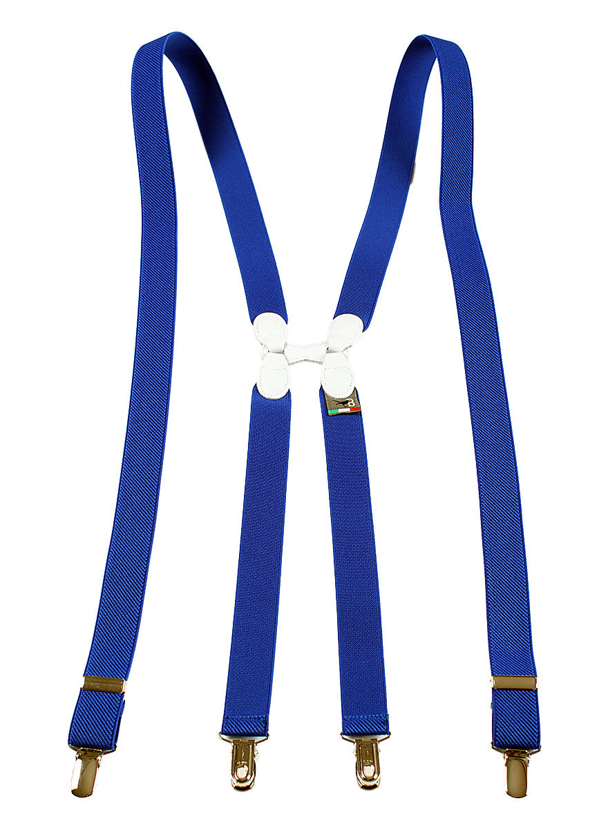 VAR-95 BRETELLE &amp; BRACES 蓝色H型吊带[正装配饰] Bretelle &amp; Braces