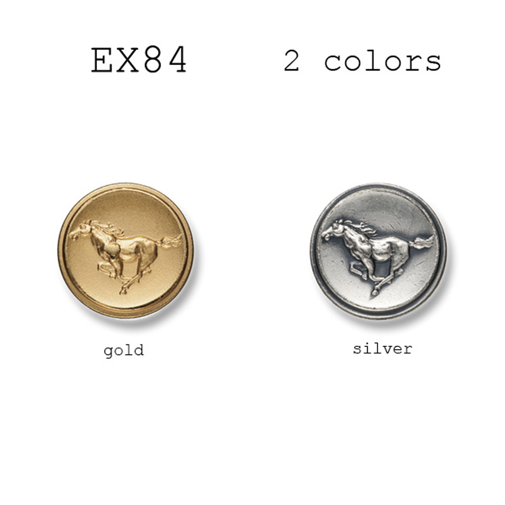 EX84 家用西装和夹克的金属纽扣 山本（EXCY）