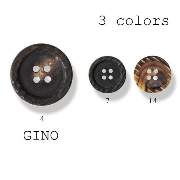 ジーノ 这款意大利制造的西装和夹克水牛角纽扣纽扣 UBIC SRL