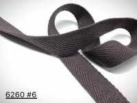 6260 棉雪松编织带（1mm厚）[缎带/丝带带绳子] 丸进（丸进） 更多图片