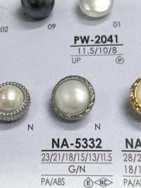 NA5332 用于染色的珍珠状纽扣 爱丽丝纽扣 更多图片