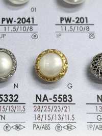 NA5583 用于染色的珍珠状纽扣 爱丽丝纽扣 更多图片