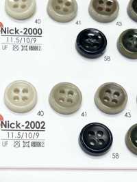 NICK2002 用于衬衫和轻便服装的骨状纽扣 爱丽丝纽扣 更多图片