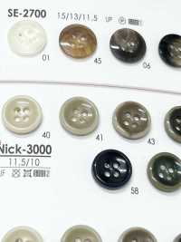 NICK3000 用于衬衫和轻便服装的骨状纽扣 爱丽丝纽扣 更多图片