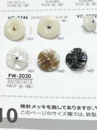 PW2030 用于染色的别针卷曲纽扣 爱丽丝纽扣 更多图片