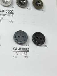 KA82002 用于夹克和西装的 4 孔金属纽扣 爱丽丝纽扣 更多图片