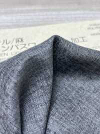 BD5521 聚酯纤维/麻混纺轻质帆布面料带水洗处理 Cosmo Textile 日本 更多图片