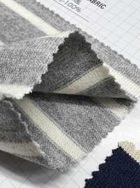 109 色织天竺平针织物棉布横条纹[面料] VANCET 更多图片