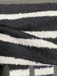 1077600 TC结子绒织物色织天竺平针织物横条纹[面料] 泷定名古屋 更多图片