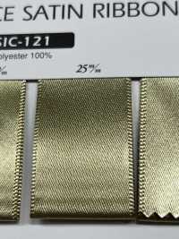 SIC-121 聚酯纤维缎带缎纹[缎带/丝带带绳子] 新道良質(SIC) 更多图片