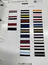 SIC-1253 棉针织带（条纹）[缎带/丝带带绳子] 新道良質(SIC) 更多图片