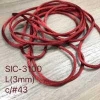 SIC-3100 缎纹绳子[缎带/丝带带绳子] 新道良質(SIC) 更多图片